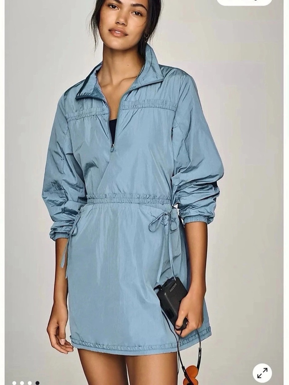 Anthropologie Blue Mini Dress XS NWT